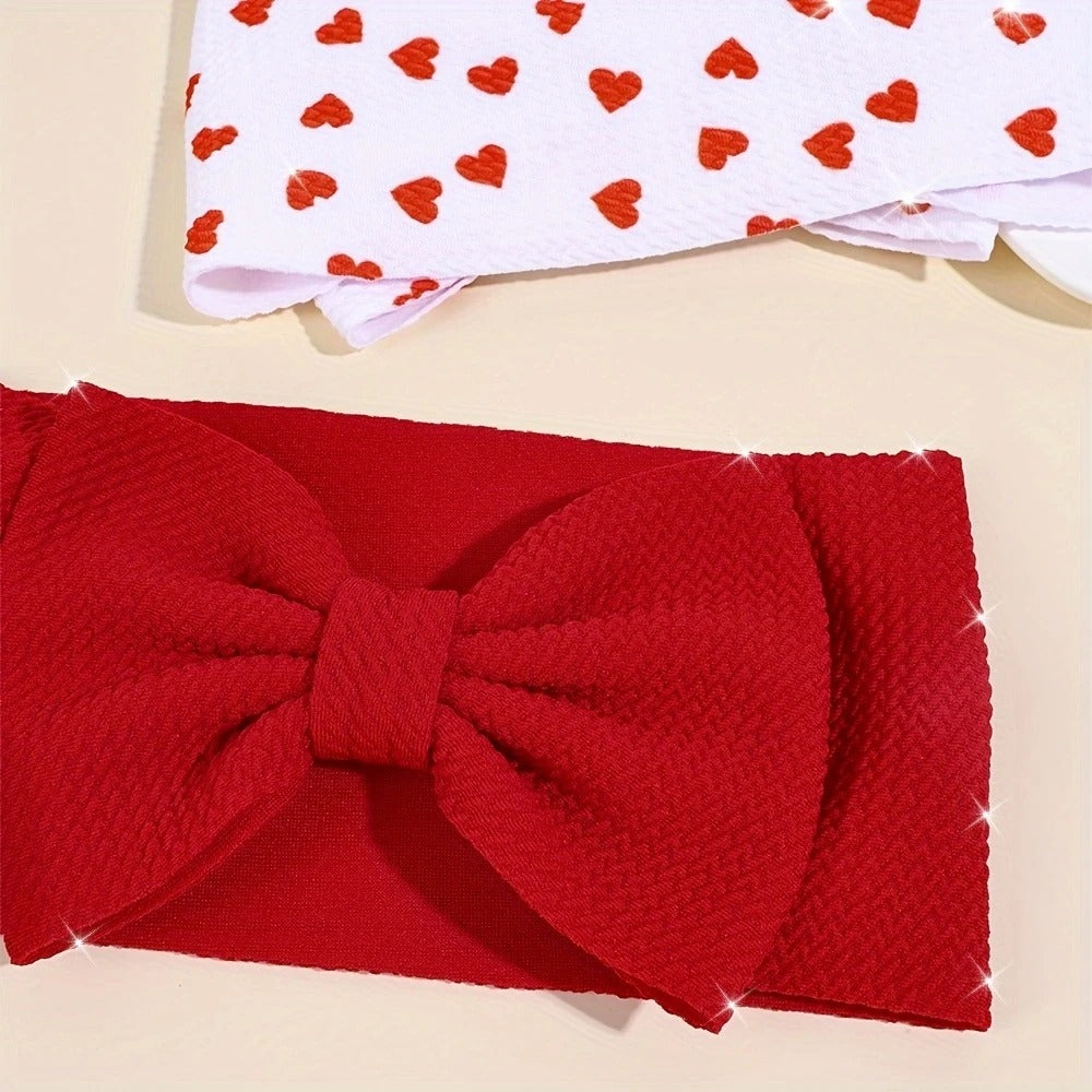 Diadema de Algodón Lazo Corazón