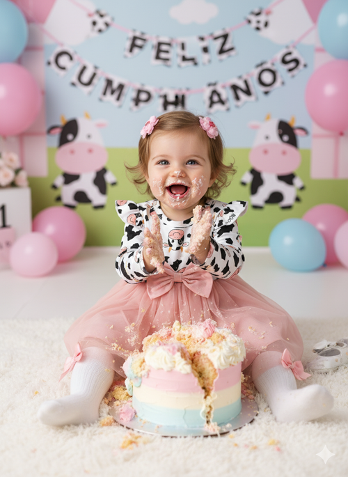 Vestido Vaca Lola Tul