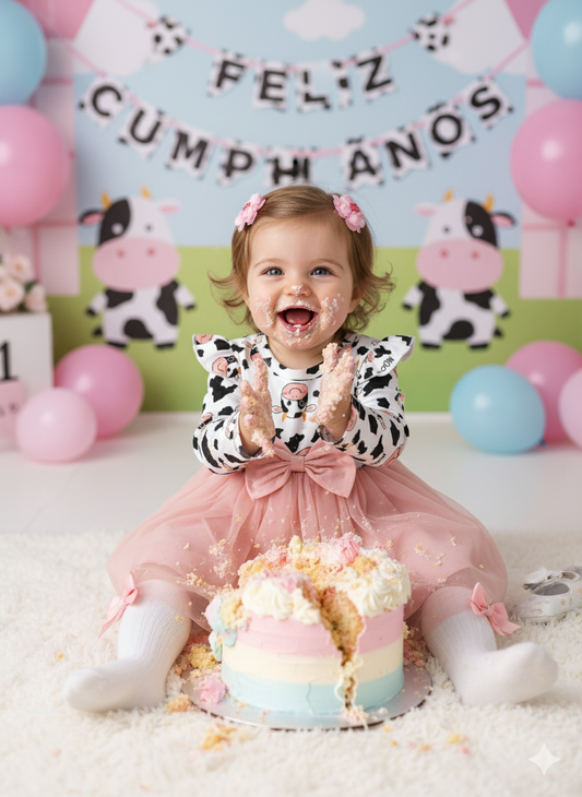 Vestido Vaca Lola Tul