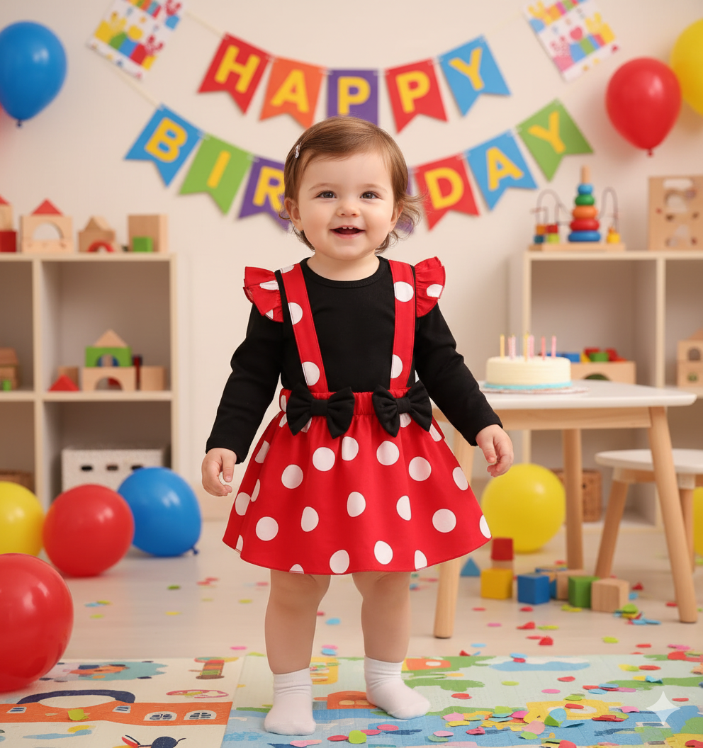 Vestido Minnie