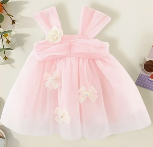 Vestido Elegante Baby Aqua