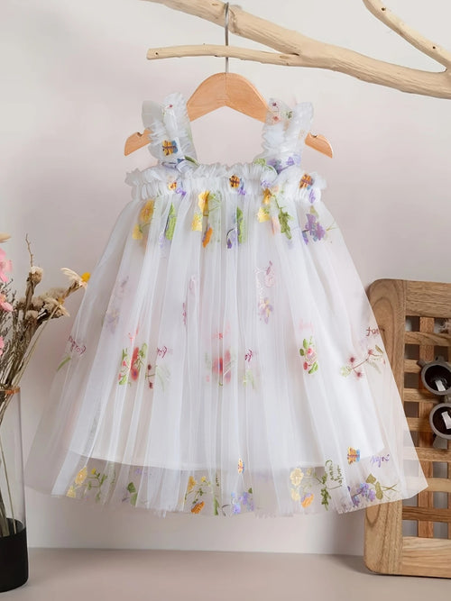 Vestido Mariposa Pomposa Blanco