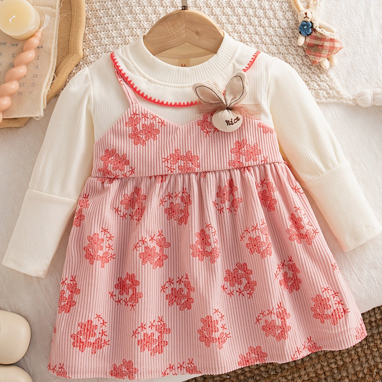 Vestido Rosal Otoñal