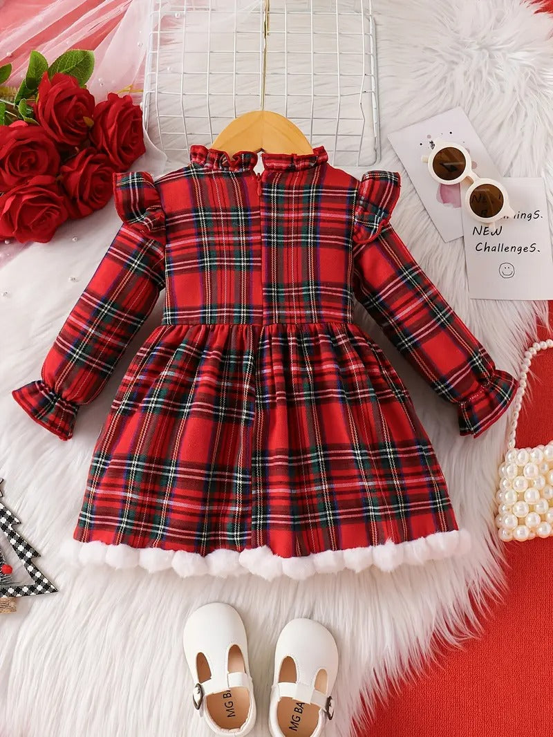 Vestido Navideño Escocés