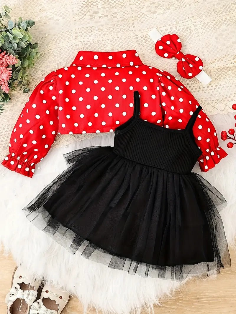 Conjunto Minnie Tul 3 Piezas