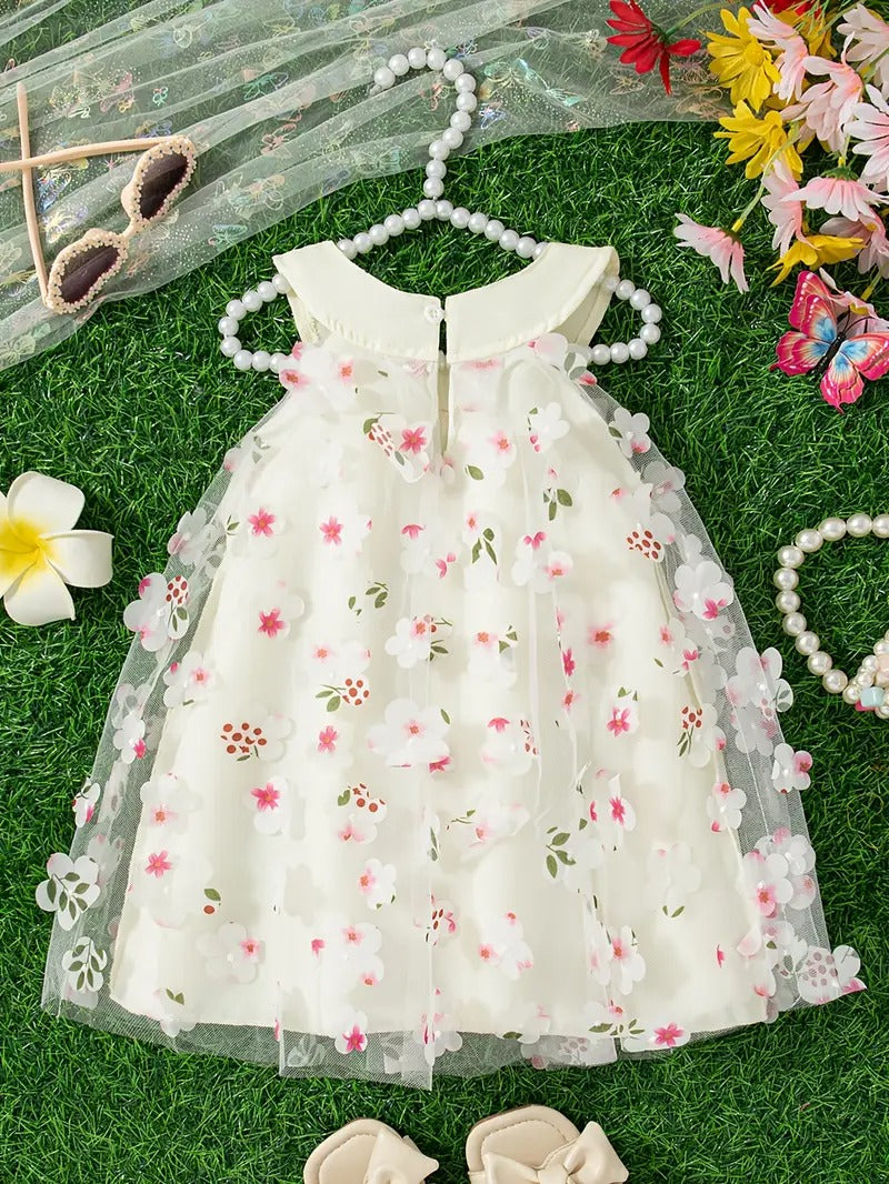 Vestido Flor de Cerezo Perla