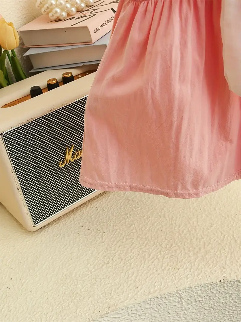 Vestido Overol Lazo Floral