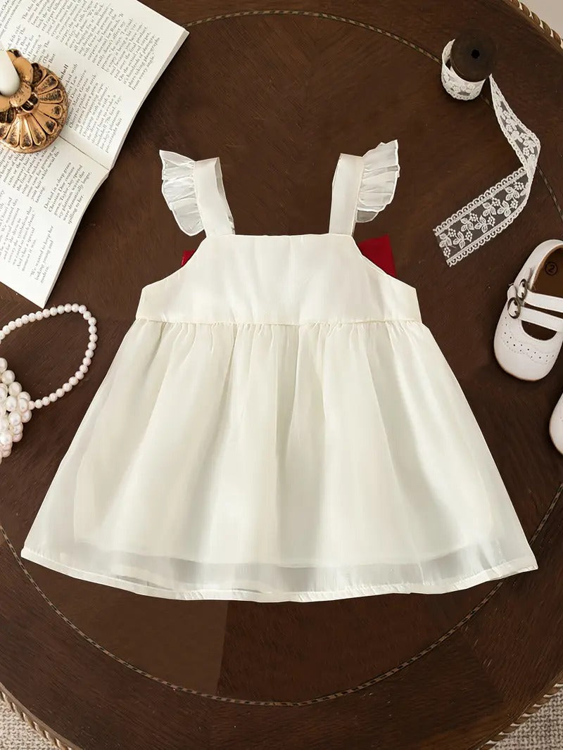 Vestido Perla Maxilazo Carmesí