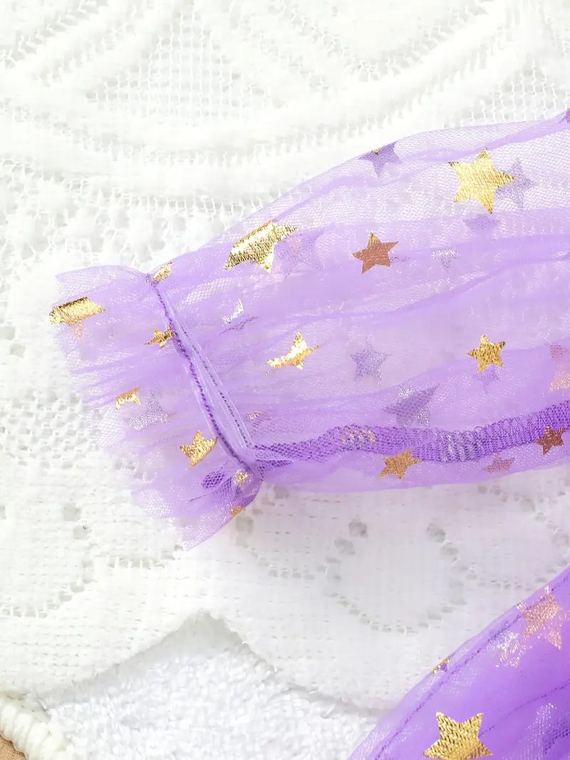 Body Vestido Calabacita Estrellada Purple