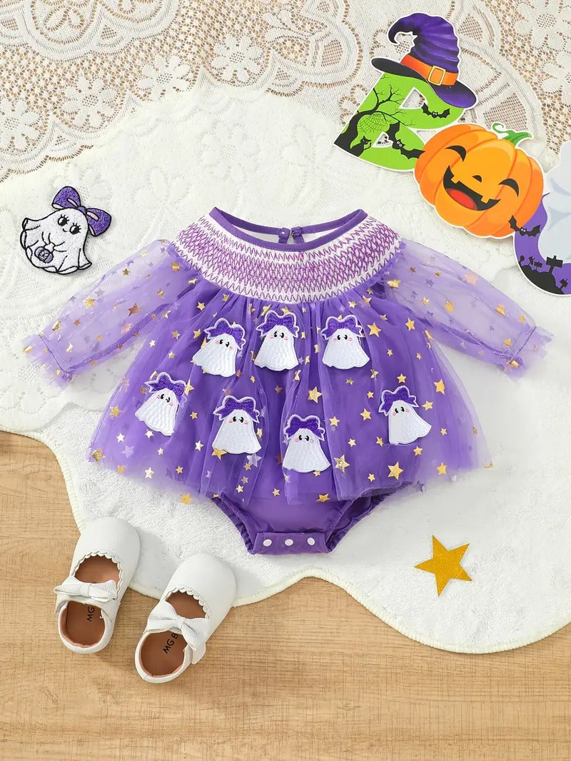 Body Vestido Calabacita Estrellada Purple