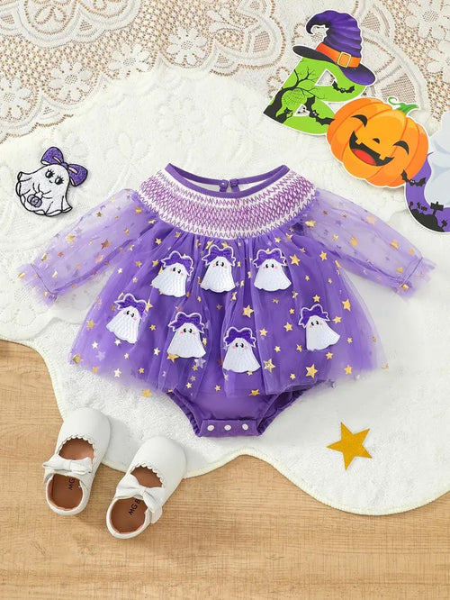 Body Vestido Calabacita Estrellada Purple