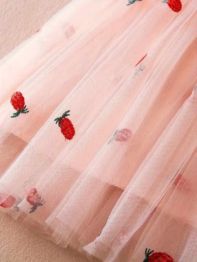 Vestido Mariposa Pomposa Fresa