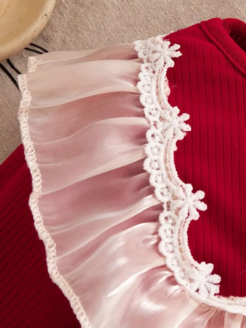 Vestido Duquesa Carmesí
