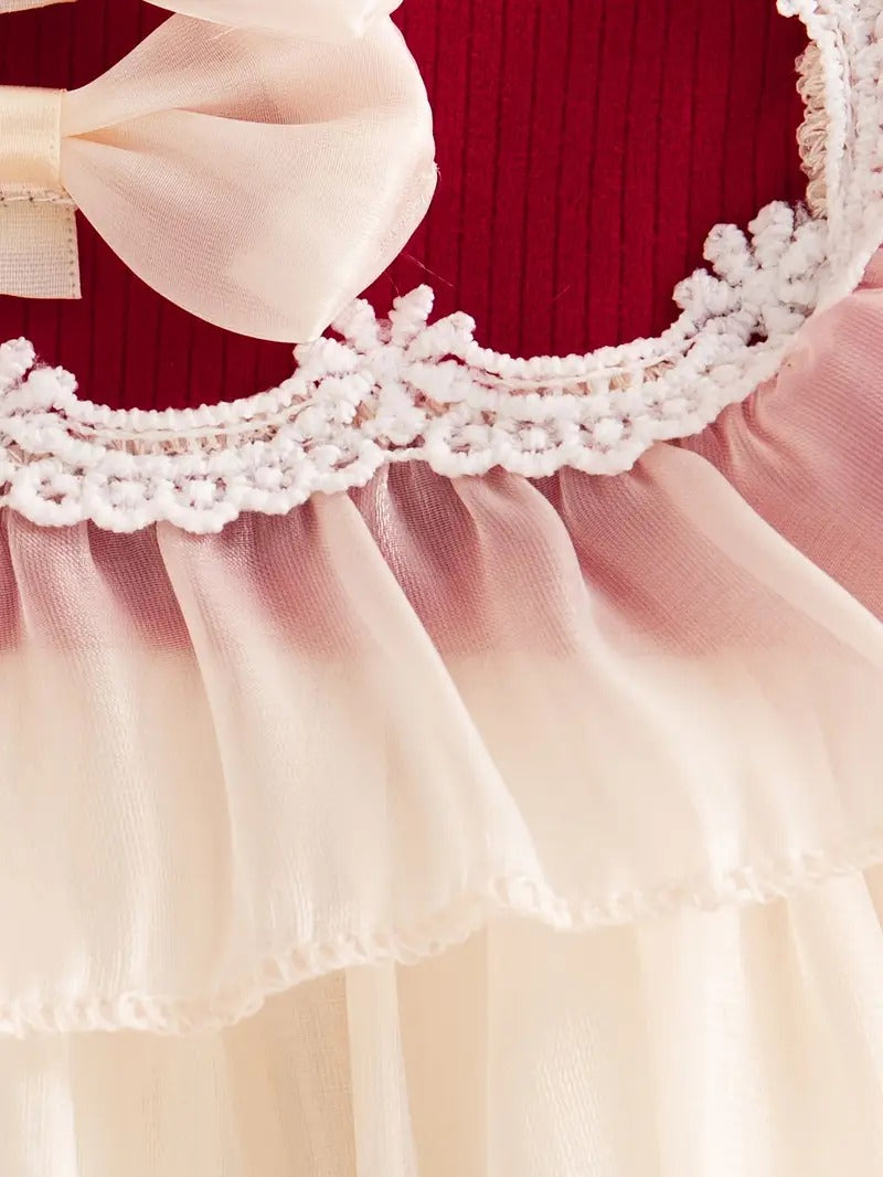 Vestido Duquesa Carmesí