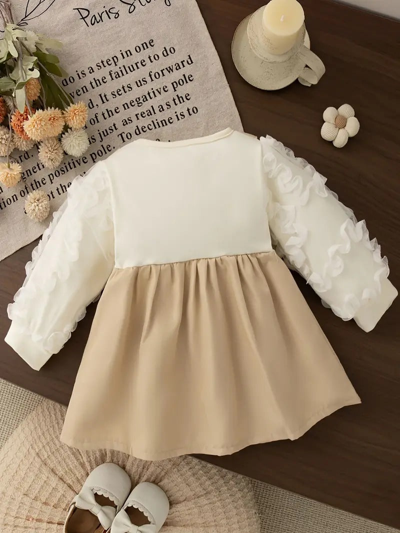 Vestido Vintage Perla/Palo Rosa