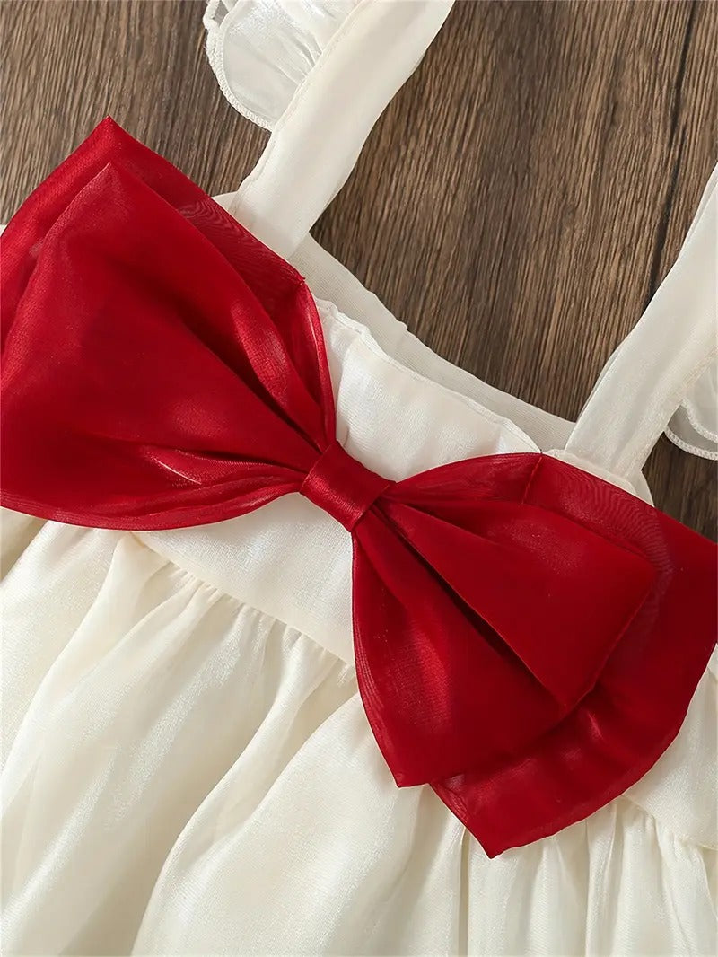 Vestido Perla Maxilazo Carmesí