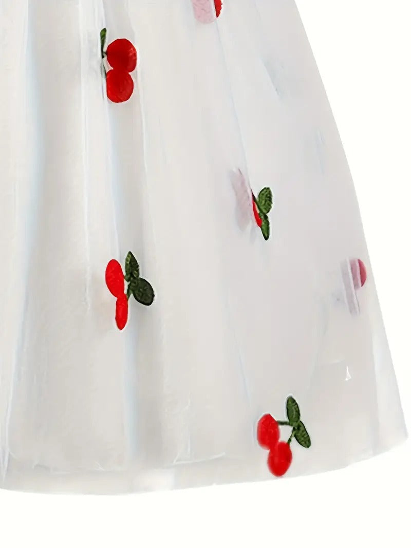 Vestido Cereza Pomposa White