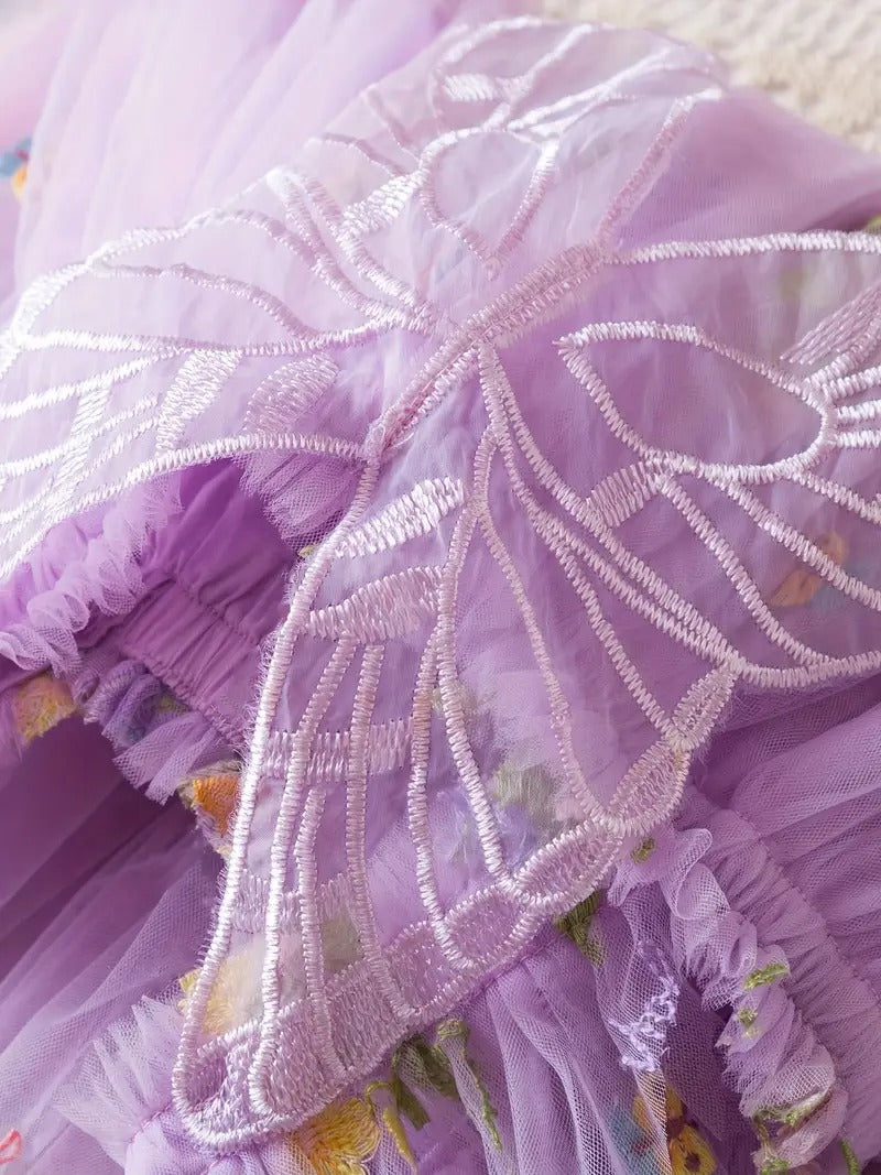 Vestido Mariposa Tul 5 colores