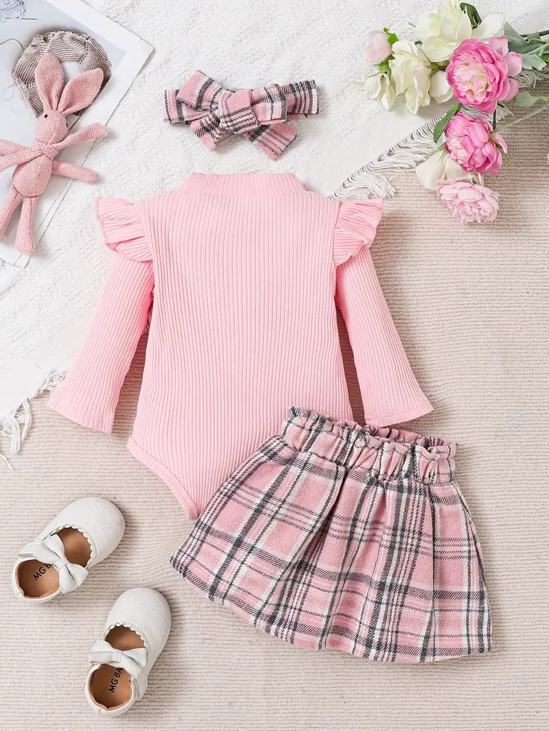 Conjunto Escoces Rose 3 piezas