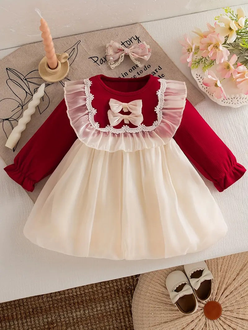 Vestido Duquesa Carmesí