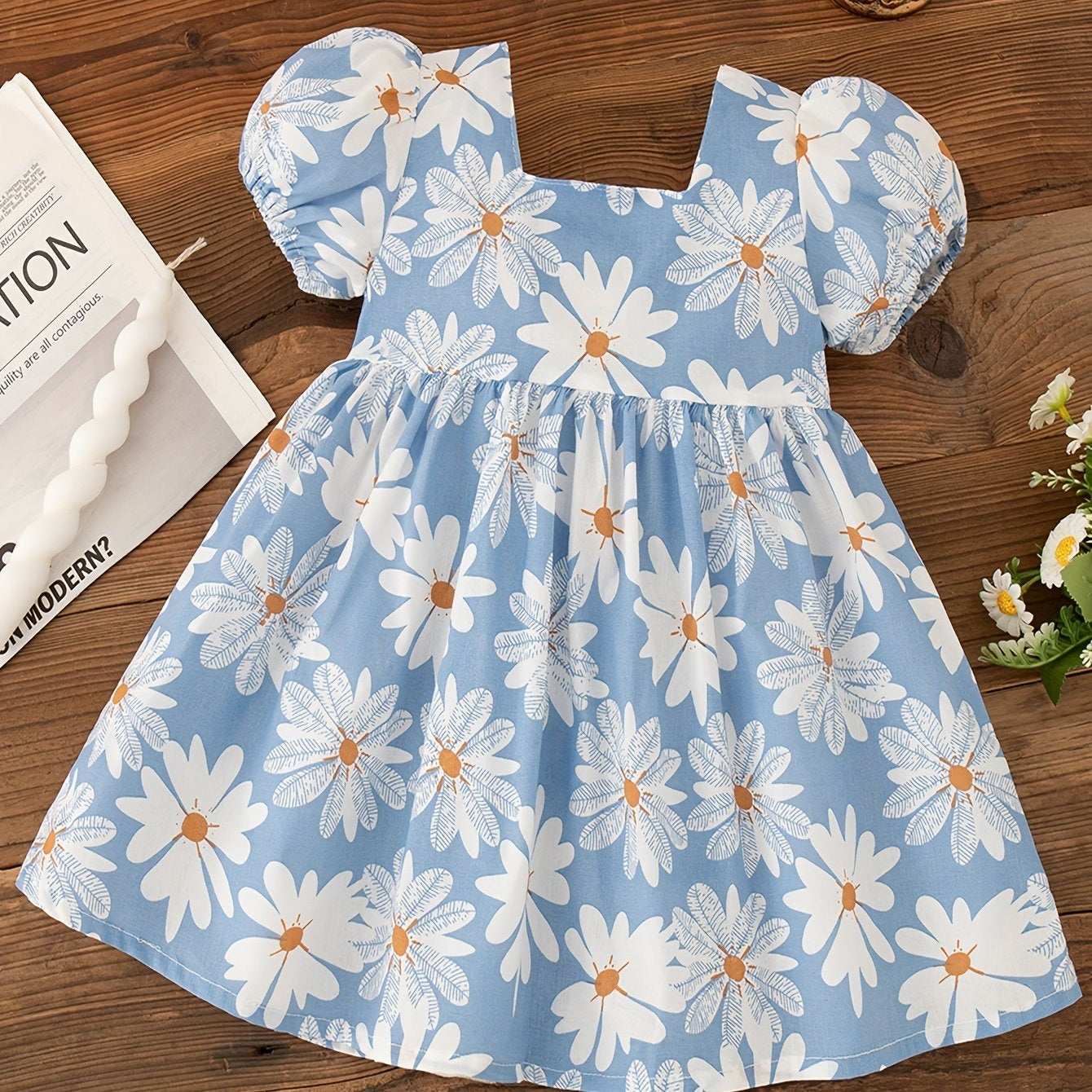 Vestido Celeste Margarita
