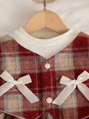 Vestido Escocés Navidad Glam