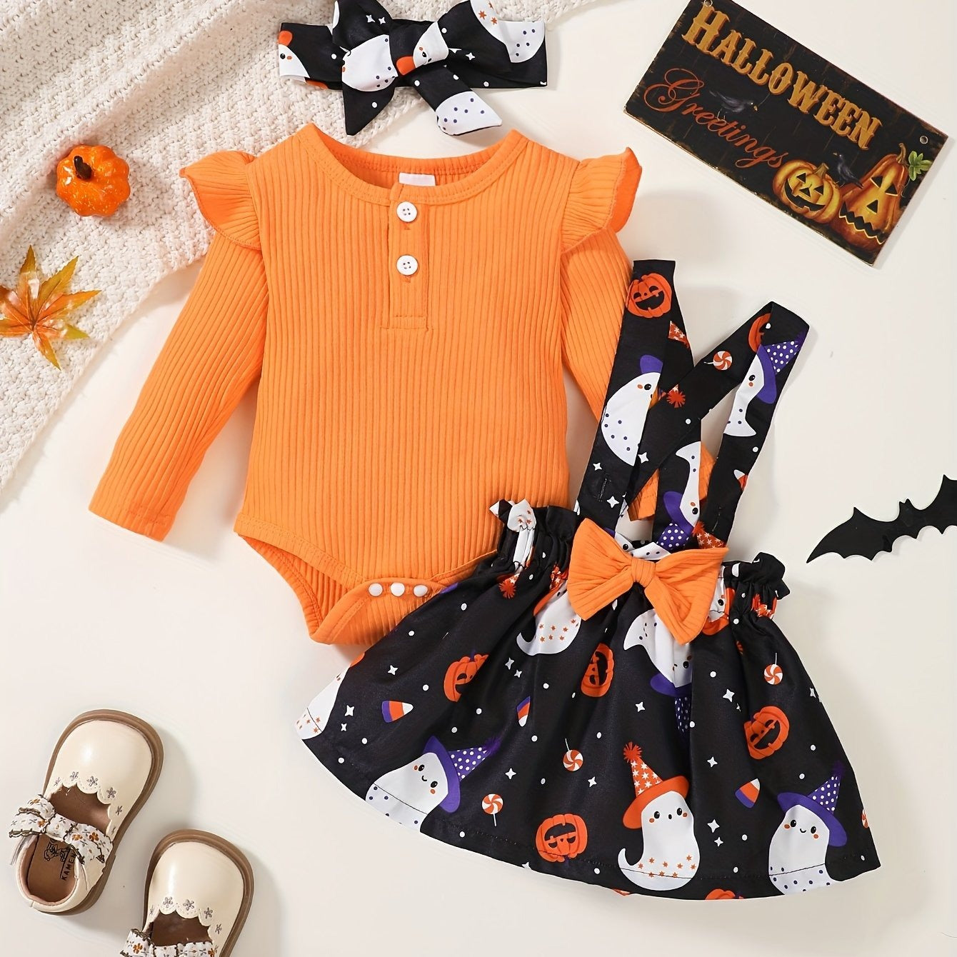 Conjunto Halloween Fantasmal