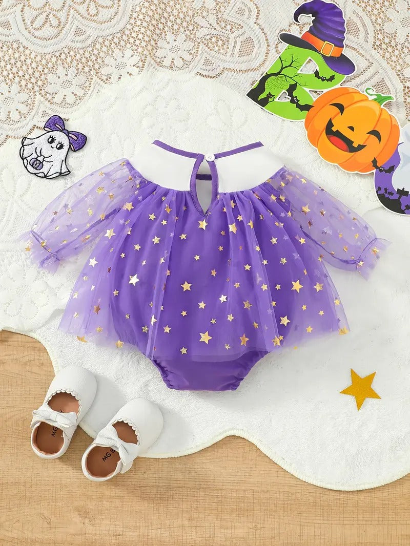 Body Vestido Calabacita Estrellada Purple