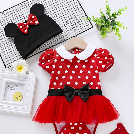 Conjunto Body Suite con Gorrito Minnie