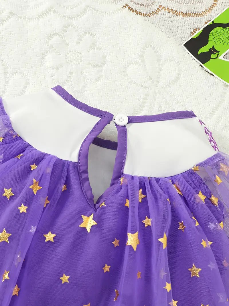 Body Vestido Calabacita Estrellada Purple