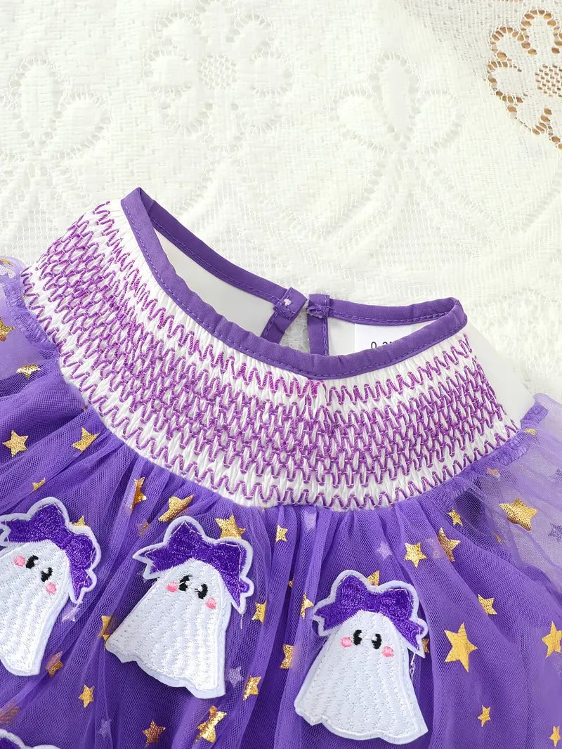 Body Vestido Calabacita Estrellada Purple