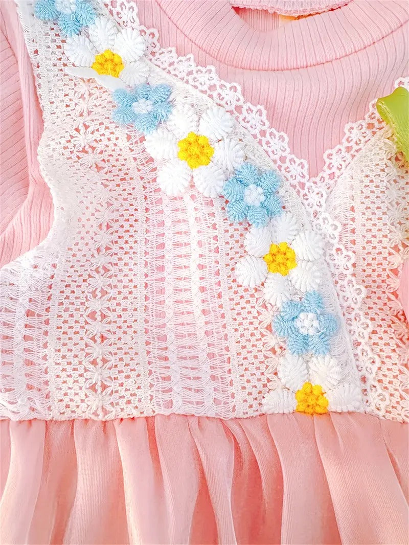 Vestido Rose Flores y Tulipanes