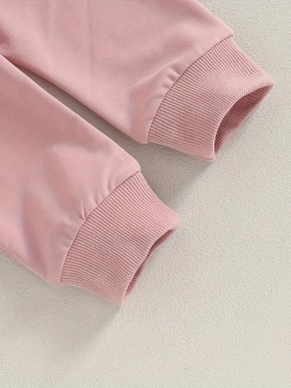 Conjunto Deportivo "MAMA'S GIRL" Rosa – 2 Piezas