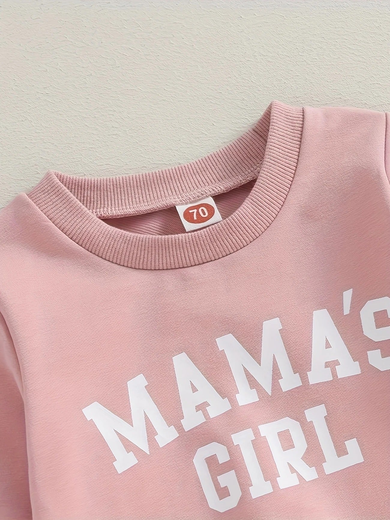 Conjunto Deportivo "MAMA'S GIRL" Rosa – 2 Piezas