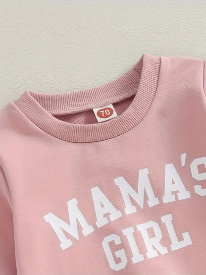 Conjunto Deportivo "MAMA'S GIRL" Rosa – 2 Piezas