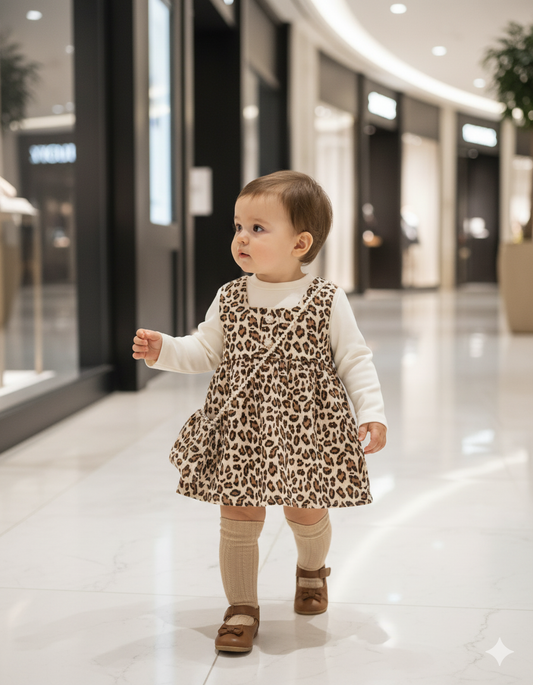 Vestido Animal Print con Mini Bolso 3 colores