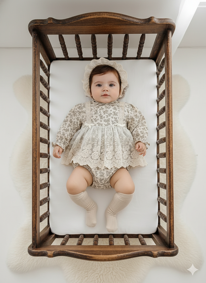 Body Vestido Vintage Beige