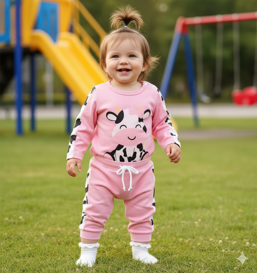 conjunto de 2 piezas vaquita c3