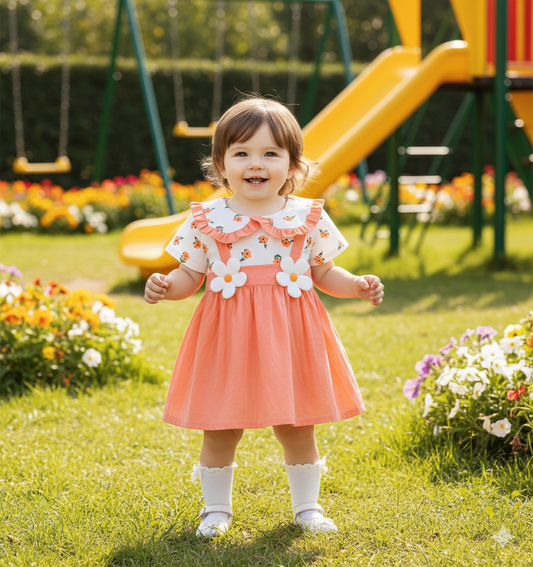 Vestido Coral Primaveral