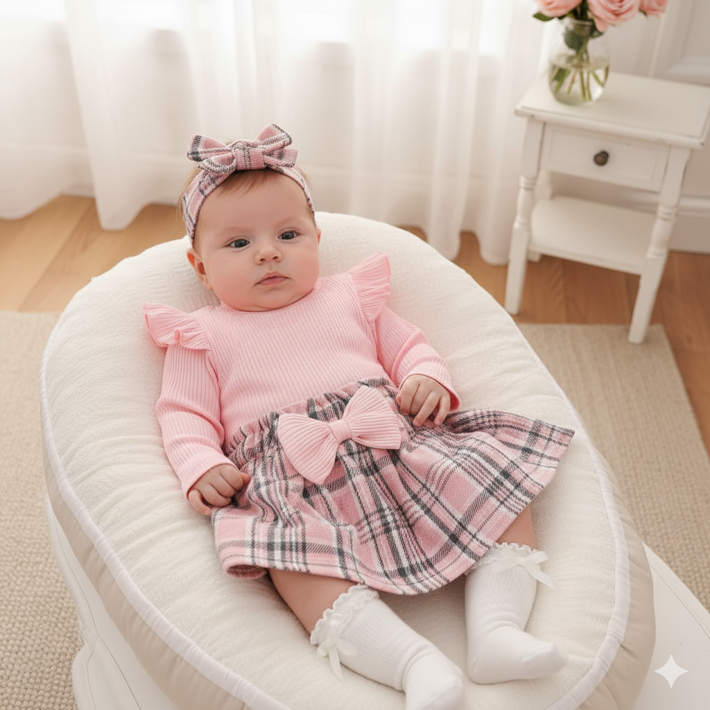 Conjunto Escoces Rose 3 piezas