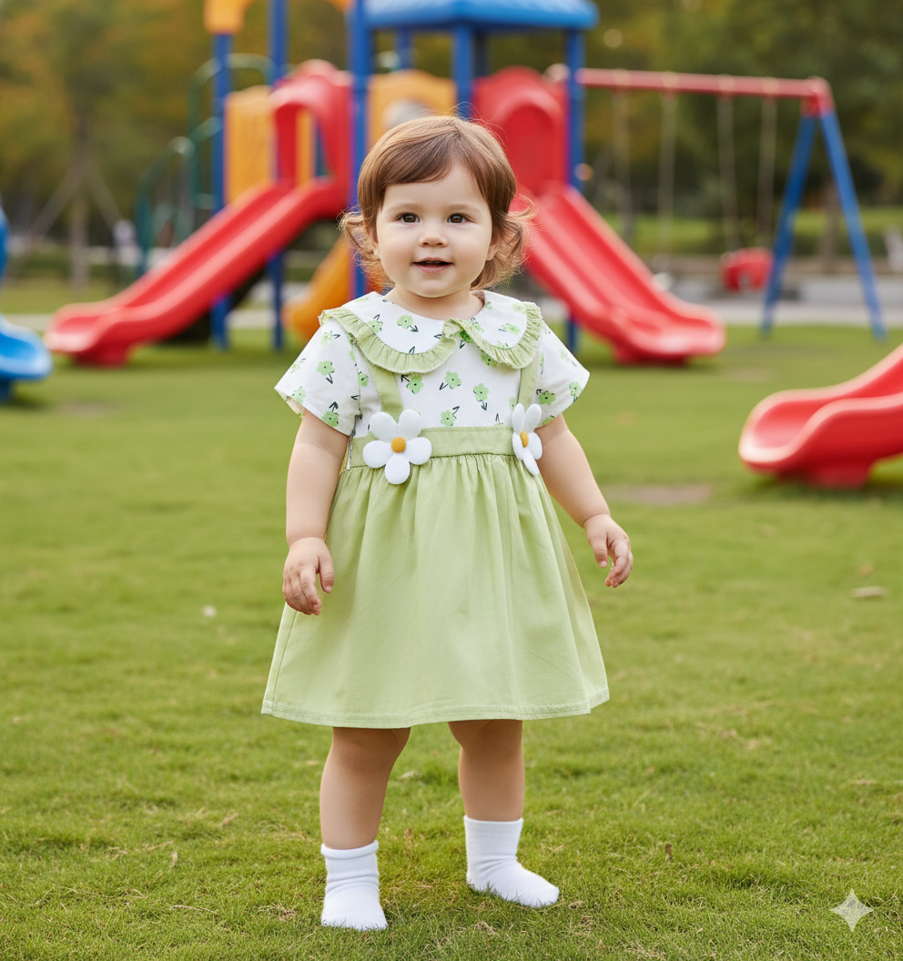 Vestido Verde Primaveral