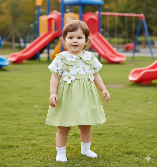 Vestido Verde Primaveral