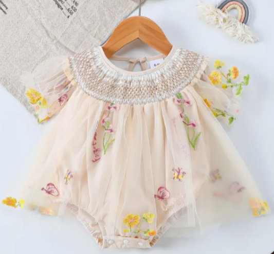 Romper Vestido Baby Floral
