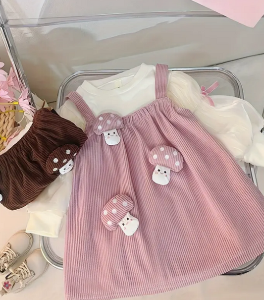 Vestido Honguitos Vintage