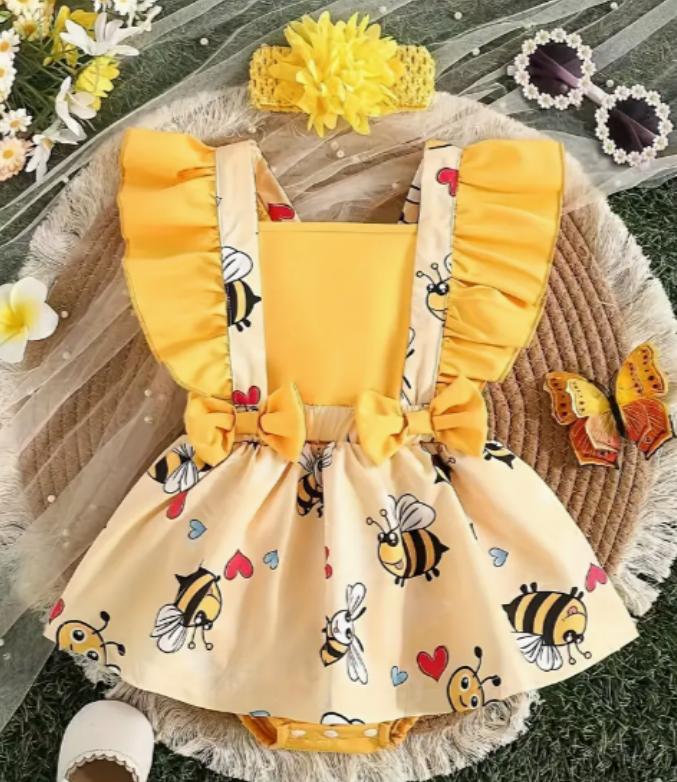 Romper Vestido Abejita