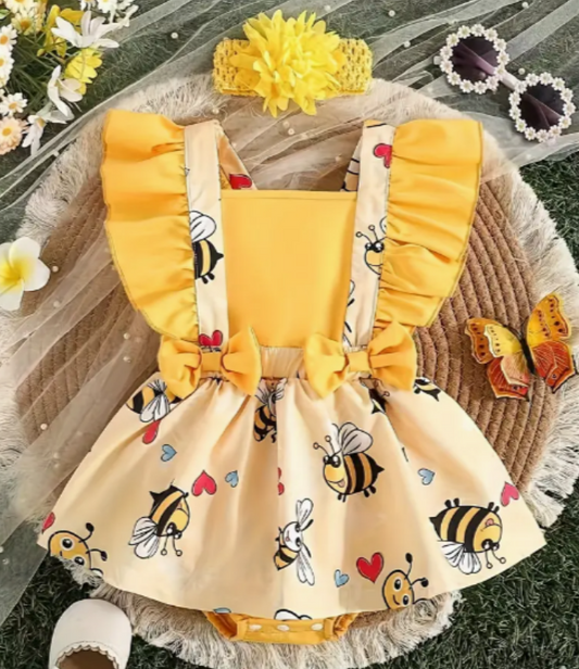Romper Vestido Abejita
