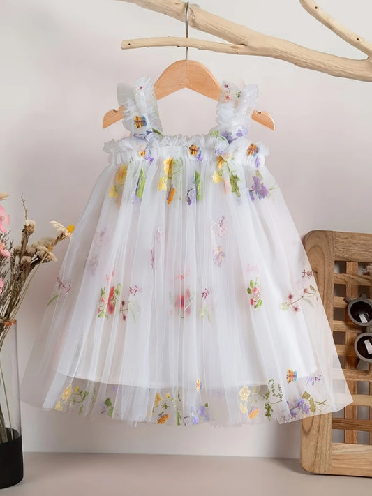 Vestido Mariposa Pomposa Blanco