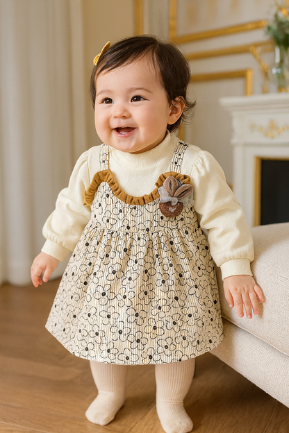 Vestido Beige Vintage
