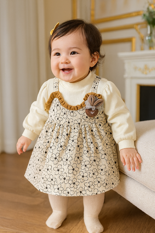 Vestido Beige Vintage
