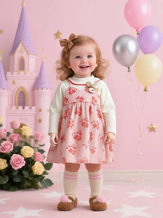 Vestido Rosal Otoñal